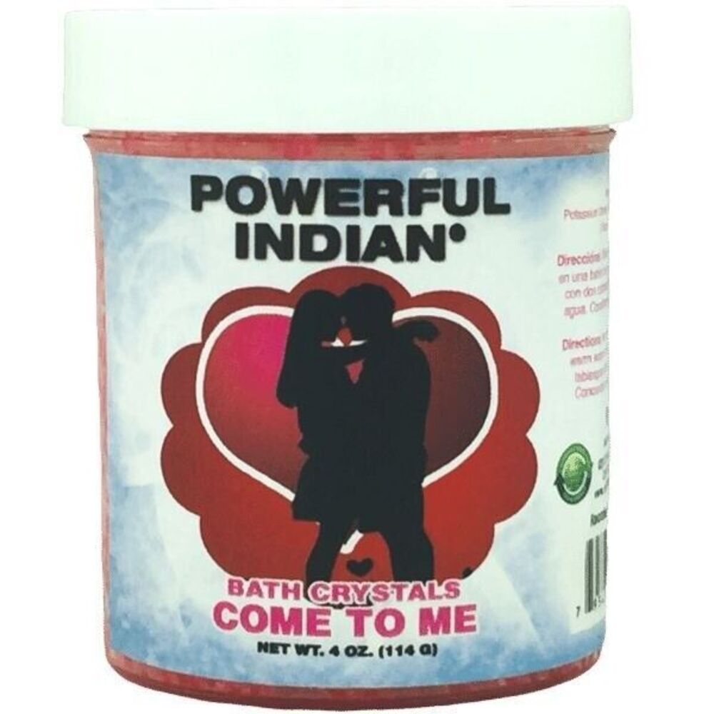 Come to Me Ven a Mi Bath Crystals Salts Indio Poderoso Wicca Santeria